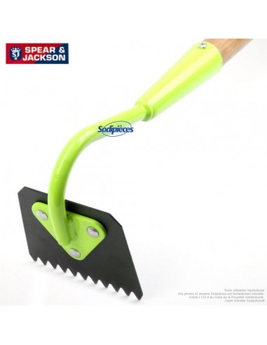 Binette-dentelee-Spear-Jackson-avec-manche-bois-Verte-44028