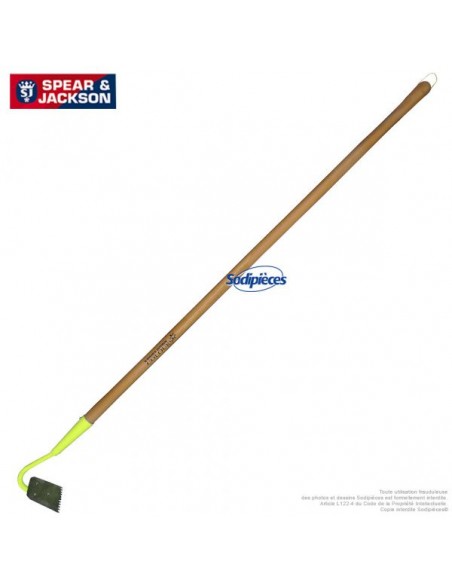 Binette-dentelee-Spear-Jackson-avec-manche-bois-Verte-44028