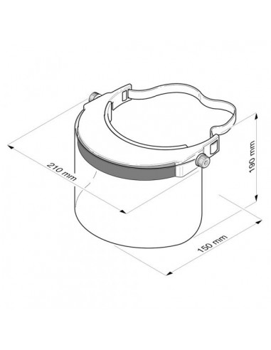 Visiere-de-protection-reglable-pour-le-visage-Par-10-19010