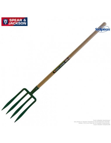 Fouche-a-becher-Spear-Jackson-4-dents-avec-manche-bois-44018