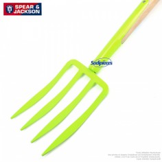 Fourche-a-becher-Spear-Jackson-avec-manche-bois-Verte-44034