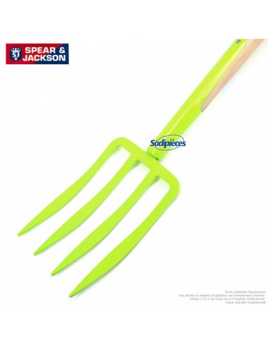 Fourche-a-becher-Spear-Jackson-avec-manche-bois-Verte-44034
