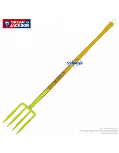 Fourche-a-becher-Spear-Jackson-avec-manche-bois-Verte-44034