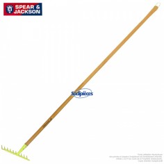 Rateau-Spear-Jackson-10-dents-avec-manche-bois-Vert-44021 2