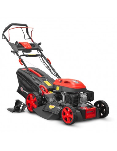 Tondeuse thermique autotractée 173cc - 50.6cm avec démarrage électrique -mulching - éjection latérale
