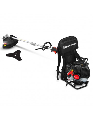 Débroussailleuse thermique dorsale 52CC - Lame + fils - Elem garden