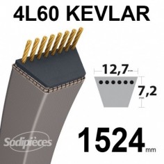 Courroie tondeuse 4L60 Kevlar