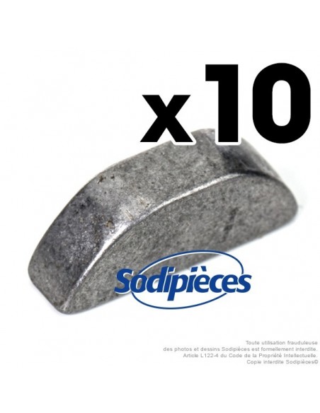 Clavette demi-lune pour supports de lames. Par 10