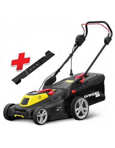 Tondeuse 1800w - 43cm - 2 lames - Gardeo Pro