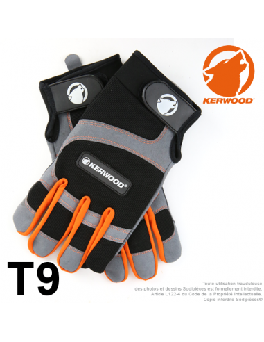 Gants Kerwood gris. Bois et Jardin....
