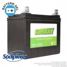 Batterie U1R9. Sans entretien pour tondeuse