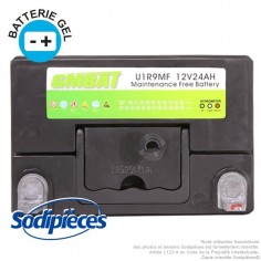 Batterie U1R9. Sans entretien pour tondeuse 2