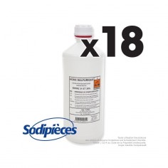 Acide de batterie. Acide en bidon de 1 litre. Par 18