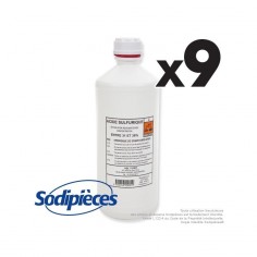 Acide de batterie. Acide en bidon de 1 litre. Par 9