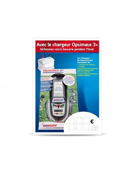 Chargeur - récupérateur batterie OPTIMATE 3+