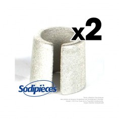 Cosses +/- pour batterie. par 2