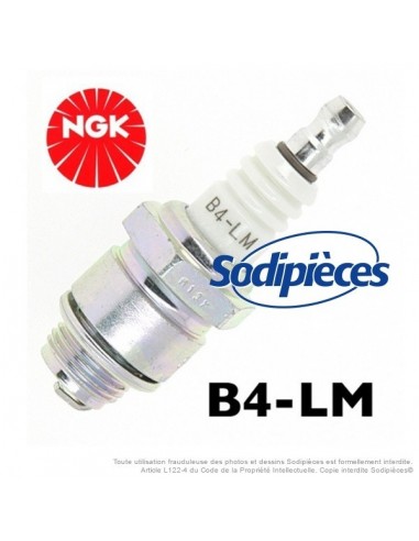 Bougie type B4LM. NGK