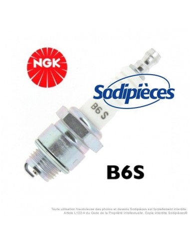 Bougie type B6S. NGK