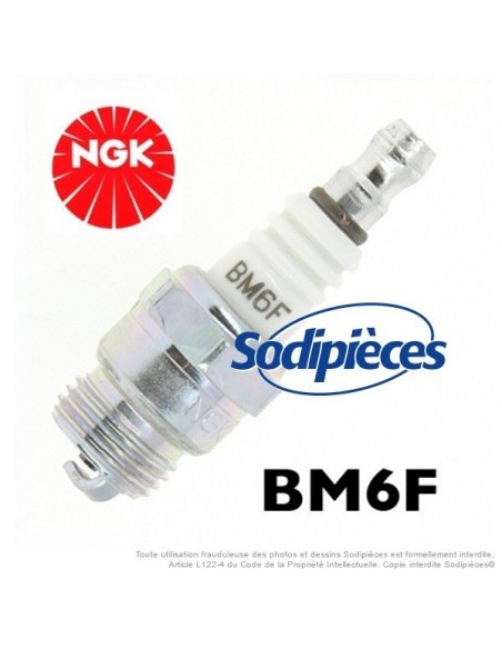 Bougie type BM6F. NGK