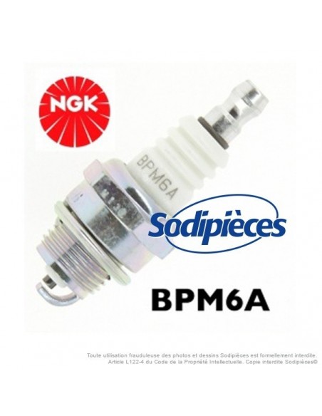Bougie type BPM6A. NGK