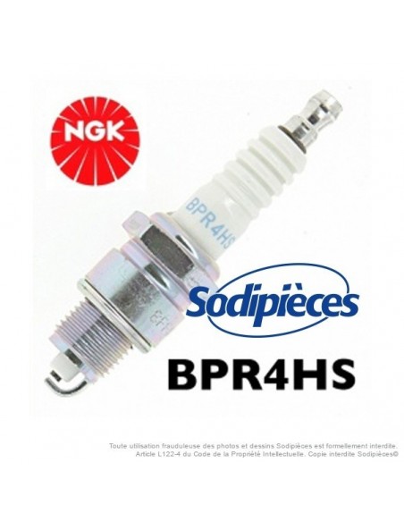 Bougie type BPR4HS. NGK