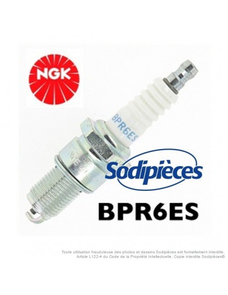 Bougie type BPR6ES. NGK
