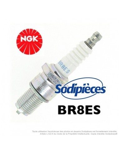 Bougie type BR8ES. NGK
