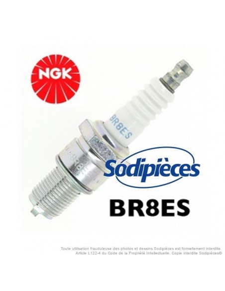 Bougie type BR8ES. NGK
