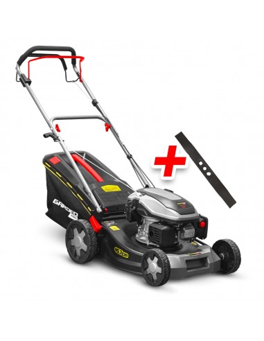 Tondeuse thermique autotractée 144.3cc - 46cm livrée avec 2 lames + mulching