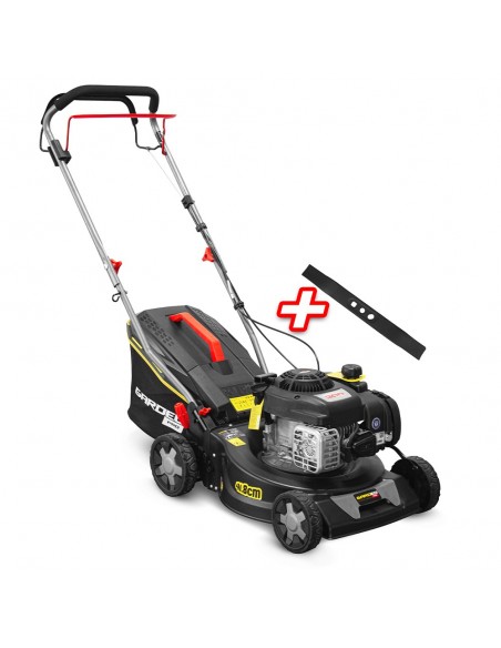 Tondeuse thermique autotractée avec moteur Briggs and Stratton125cc - 41.8cm livrée avec 2 lames + mulching