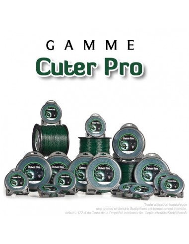 Gamme Fil débroussailleuse hélicoidal Cuter' Pro