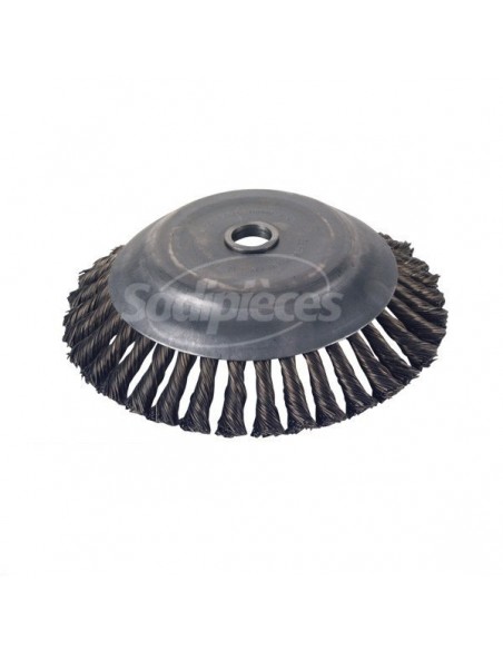 Brosse conique Pro pour désherbage Ø 230 mm, Al 20 mm