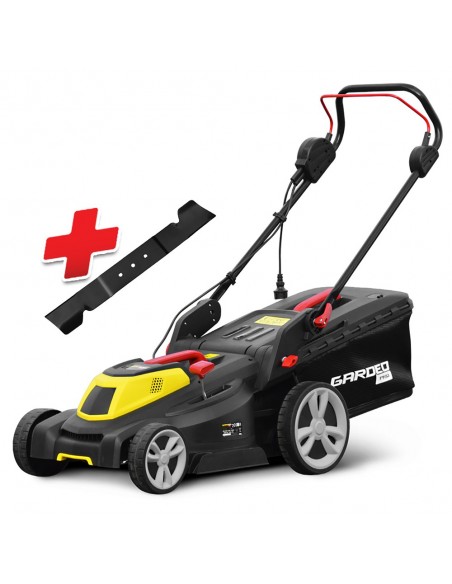 Tondeuse 1800w - 43cm - 2 lames - Gardeo Pro