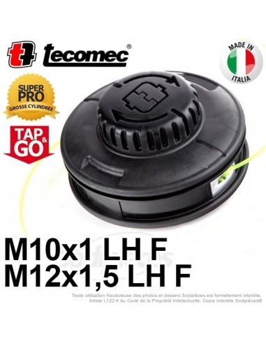 Tête débroussailleuse Easy Work. Ø 109 mm. Tap'N'Go