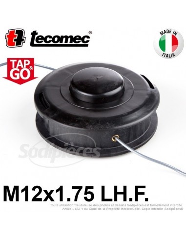 Tête débroussailleuse Tap'N'Go Ø 130 mm. 12x1,75