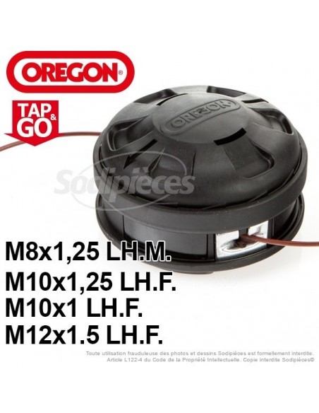 Tête débroussailleusse Orégon Ø 130 mm. Tap and Go
