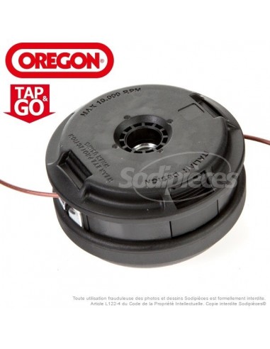 Tête débroussailleusse Orégon Ø 130 mm. Tap and Go