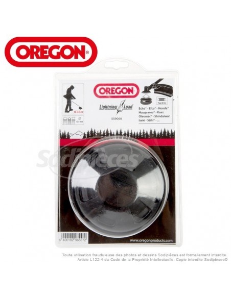 Tête débroussailleusse Orégon Ø 130 mm. Tap and Go