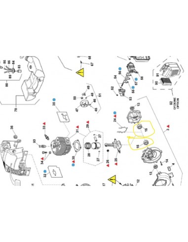 Roulement vilebrequin active moteur 4.5-5.5
