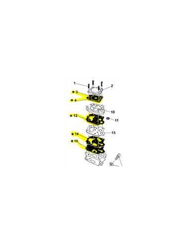 Kit membrane carburateur taille haies...