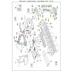 Pieces chassis lamier...