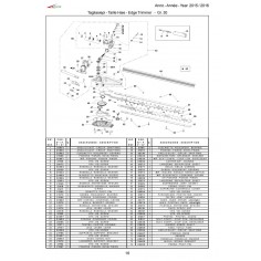 Pièces lamier taille- haies...