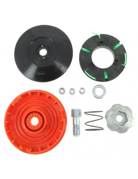 Tête débroussailleuse 3 fils F10x1,25 gauche écrou alu