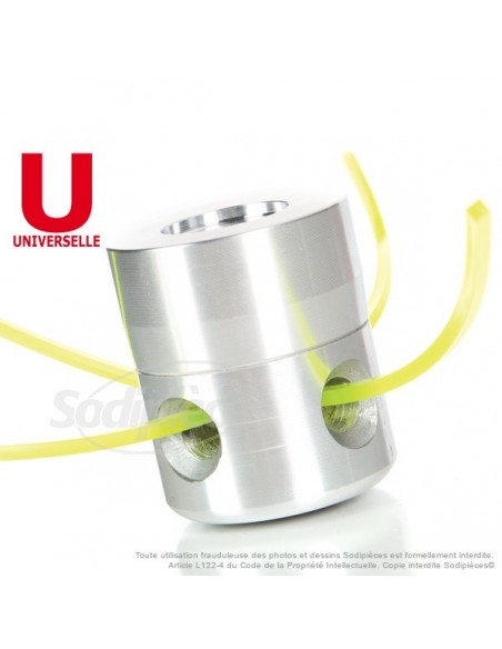 Tête débroussailleuse à brin universelle 2 fils