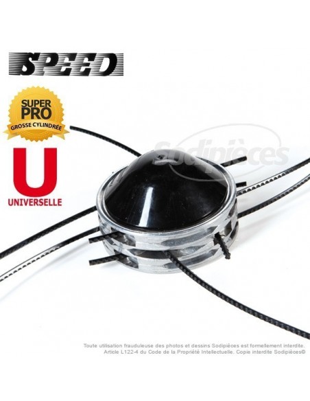 Tête débroussailleuse alu 6 fils Speed